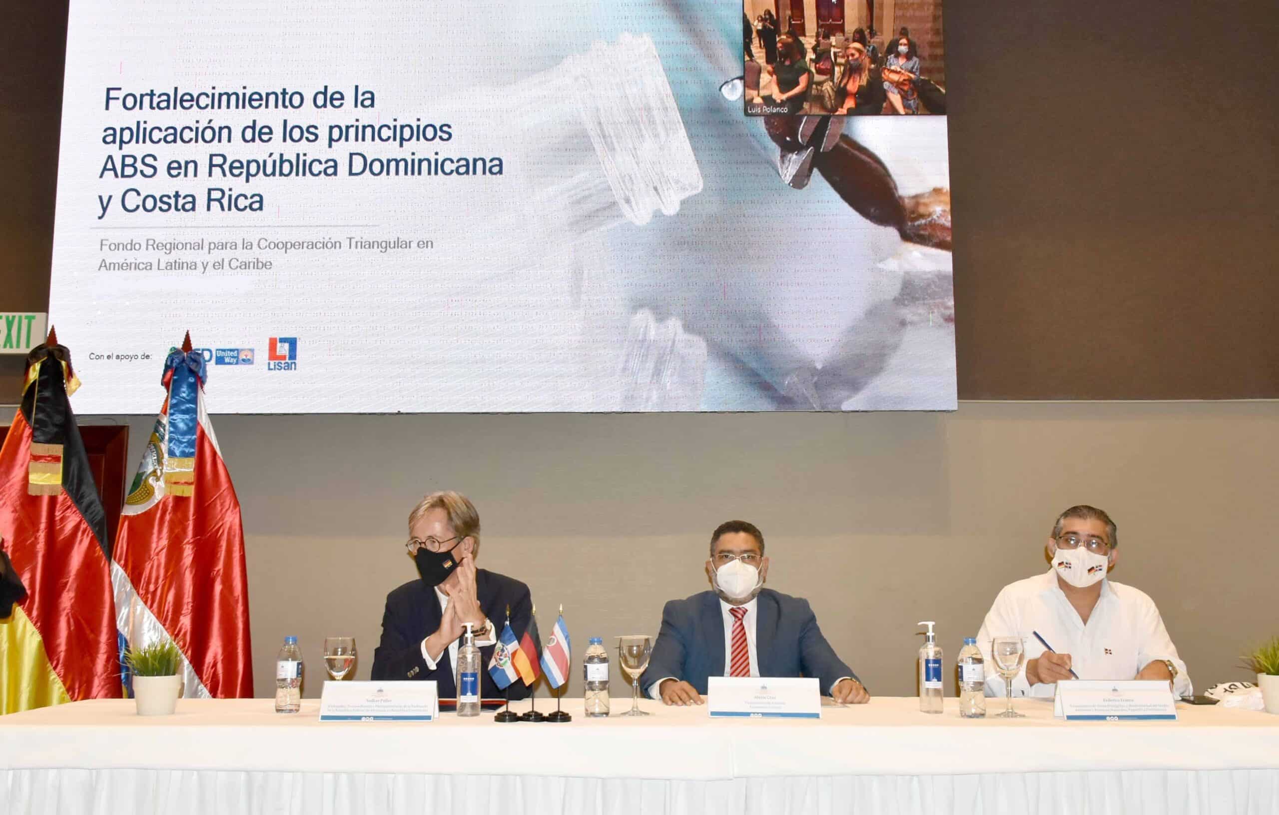 Lanzan proyecto de cooperación triangular con enfoque en biodiversidad entre República Dominicana, Costa Rica y Alemania