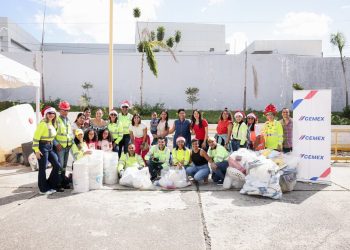 Voluntariado corporativo de Cemex recolecta más de mil libras de residuos