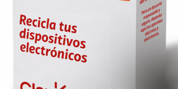 recicla con claro contenedor reciclaje electro